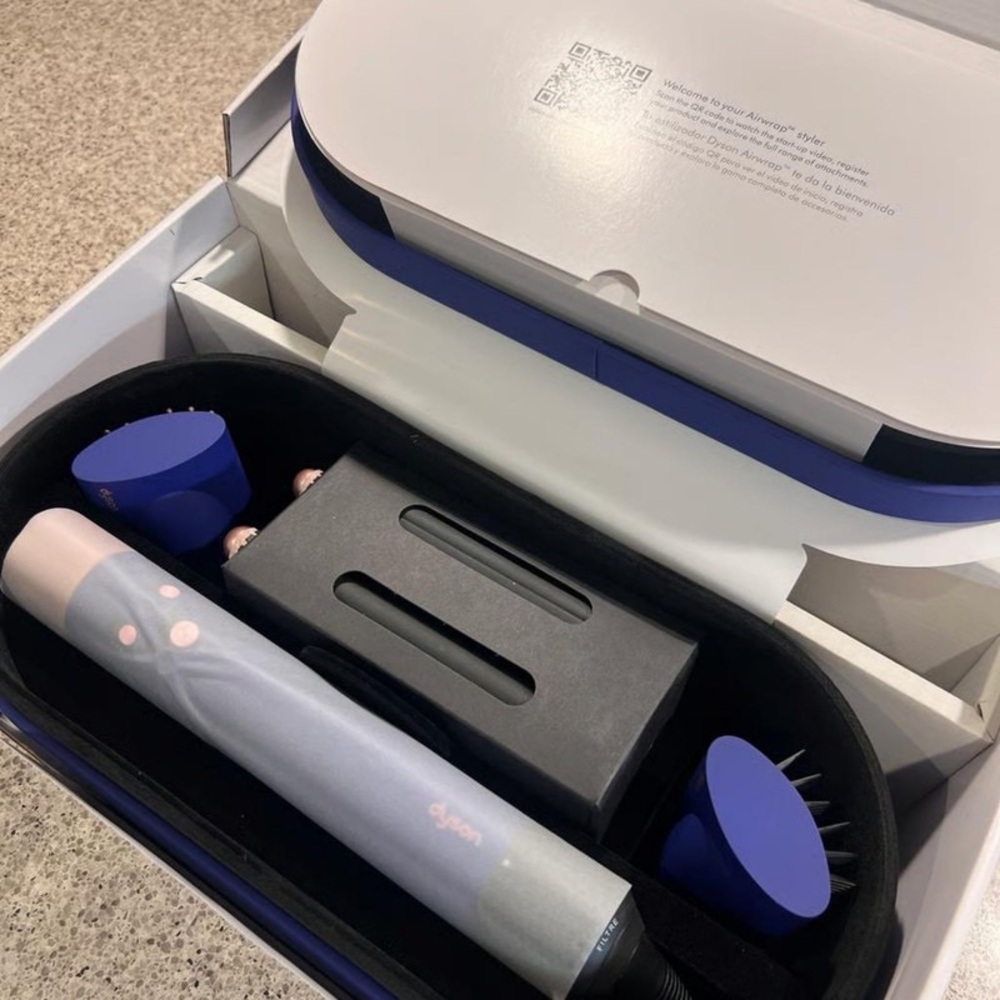 Dyson Airwrap Complete Long in Vinca Blue / Rose (Special Edition) NEW SEALED - Picture 7 of 9